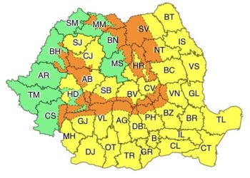 Avertizare meteo. Cod galben de vânt în Teleorman
