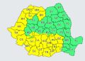 Avertizare meteo: Teleorman, sub cod galben de vijelii şi ploi începând de vineri de la prânz