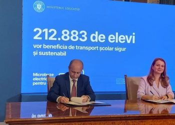 Microbuze electrice pentru elevii din Teleorman