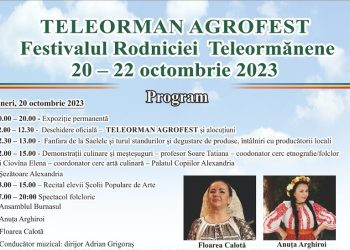 ,,Teleorman Agrofest” – Festivalul Rodniciei Teleormănene (20-22 octombrie 2023)