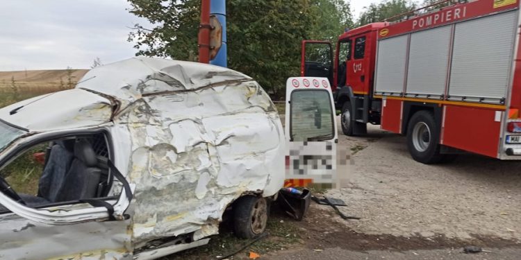 Accident rutier grav la Orbeasca de Sus. O persoană a fost preluată de un elicopter SMURD