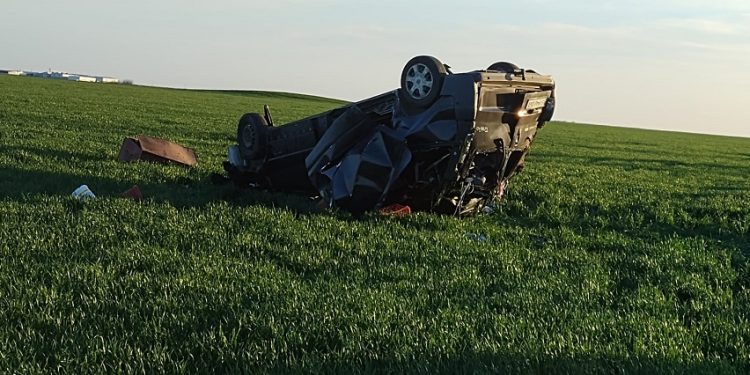 Trafic blocat pe DN 52, la ieșirea din Alexandria către Turnu Măgurele, în zona Izvorului Rece (FOTO)