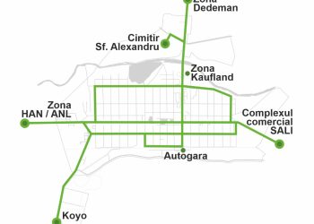 Alexandria: Traseele pentru pentru cele 10 autobuze electrice au fost stabilite