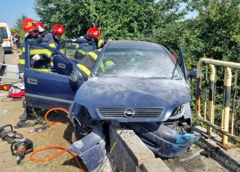 Accident grav pe DJ 701. A fost solicitat elicopterul SMURD/ Galerie Foto