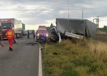 Accident rutier grav, pe E 70, la ieșire din Drăgănești Vlașca. O persoană a decedat