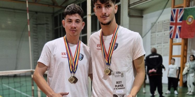 Juniorii 1 de la CSM Alexandria, campioni naționali la fotbal-tenis, în proba de simplu