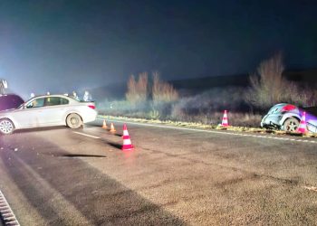 Accident rutier pe E70, la intrare în municipiul Roșiorii de Vede. Un copil de șapte ani și mama lui au ajuns la spital