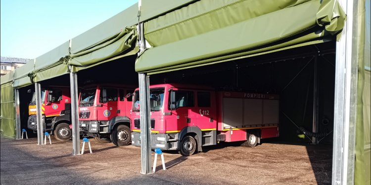 Cort ISU pentru pompierii zimniceni, achiziționat de primărie