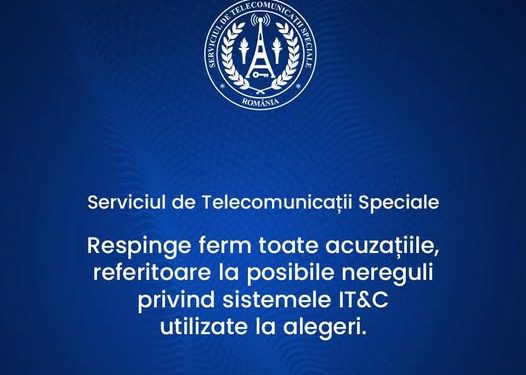 STS respinge ferm toate acuzațiile referitoare la posibile nereguli ale sistemelor informatice utilizate la alegeri