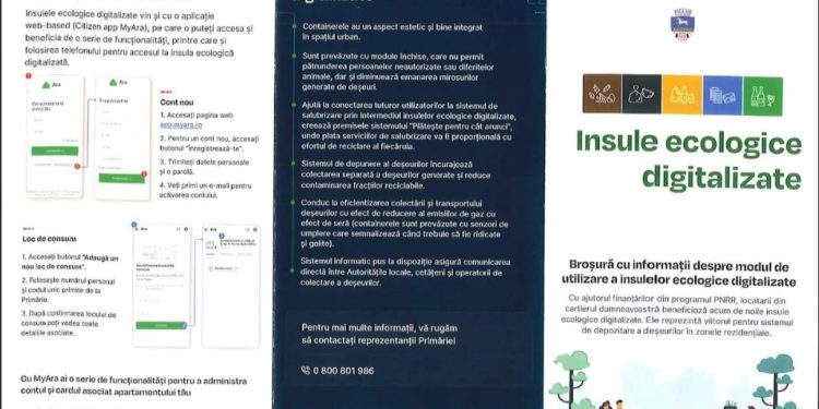 Primăria Municipiului Alexandria anunță că distribuie cartelele de accces pentru insulele ecologice digitalizate